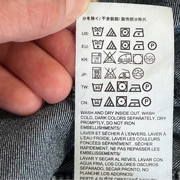 Calvin Klein⎮Ultimate Skinny High Rise⎮W30 L32⎮Dark Blue⎮*flaw - Picture 10 of 16